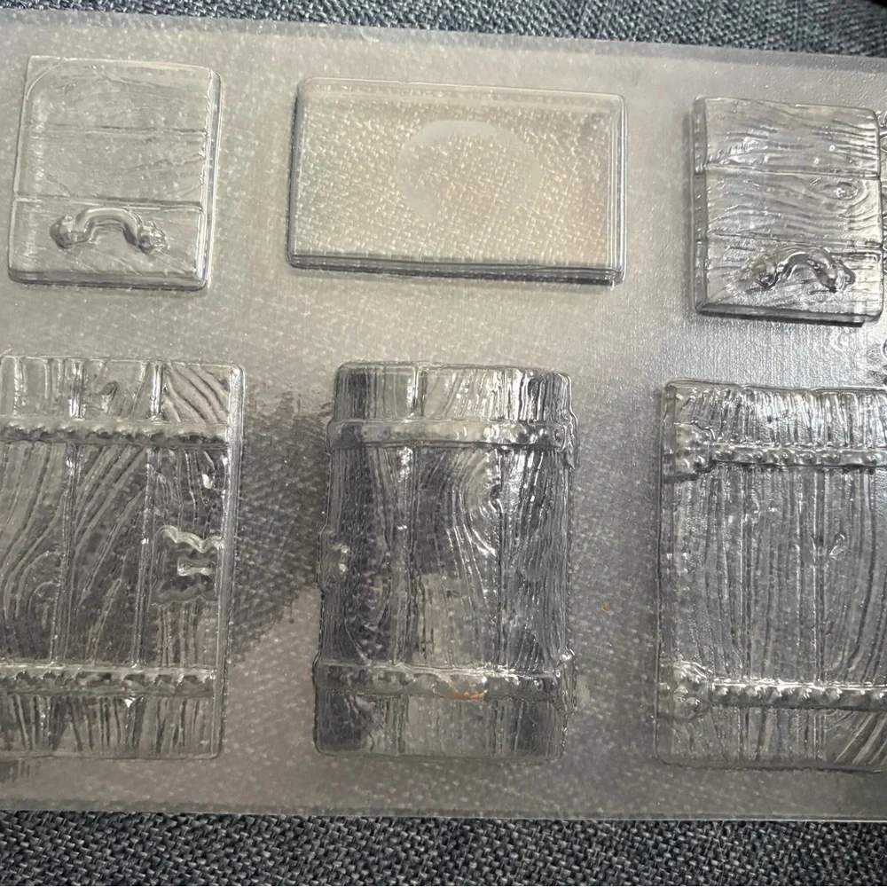 Clear Plastic Chocolate Mold Bundle - 12